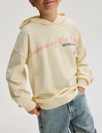 Hanorac Oversize Reserved, crem