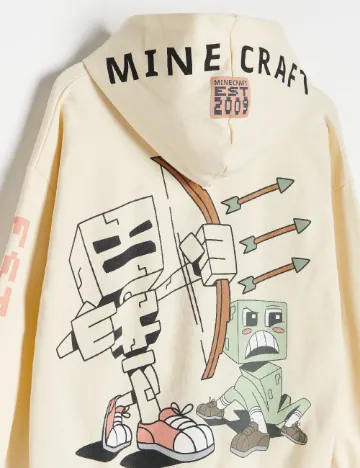 Hanorac Oversize Reserved, crem