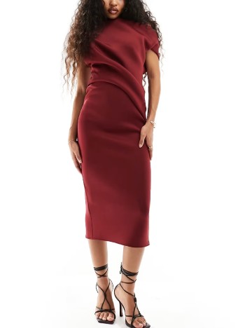 Rochie medie ASOS, visiniu