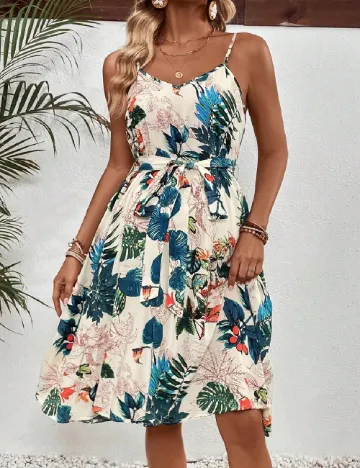 Rochie medie SHEIN Maternity, floral print