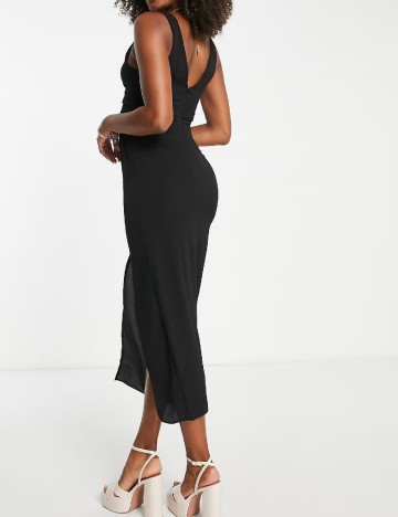 Rochie medie ASOS, negru
