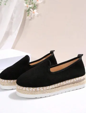 Espadrile SHEIN, negru