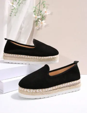 Espadrile SHEIN, negru