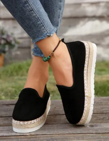 Espadrile SHEIN, negru