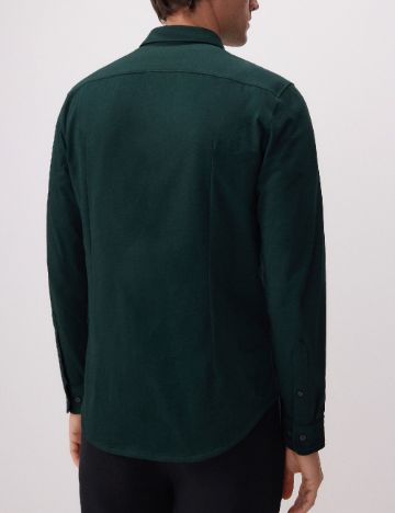 Camasa Reserved, verde inchis