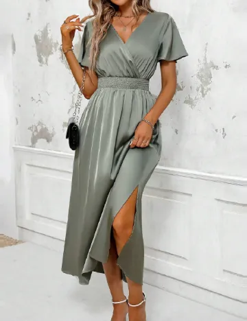 Rochie lunga SHEIN, verde