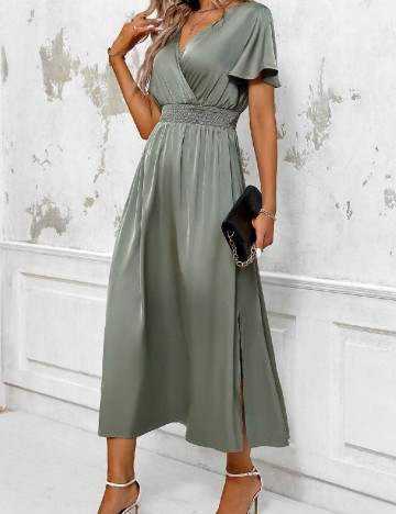 Rochie lunga SHEIN, verde