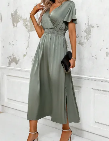 Rochie lunga SHEIN, verde