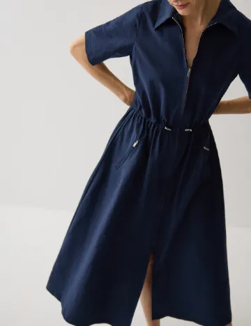Rochie medie Reserved, bleumarin