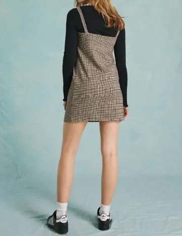 Rochie scurta Miss Selfridge, maro