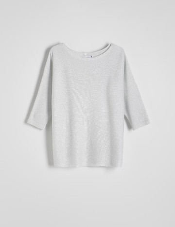 Bluza Reserved, argintiu