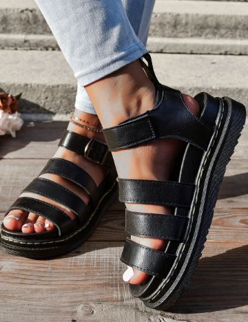 Sandale SHEIN, negru