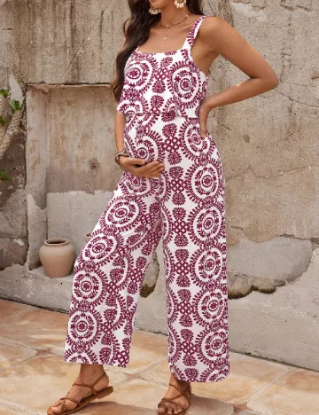 Salopeta SHEIN Maternity, rosu