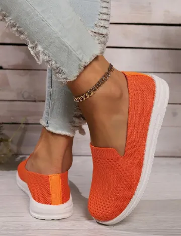 Espadrile SHEIN, portocaliu