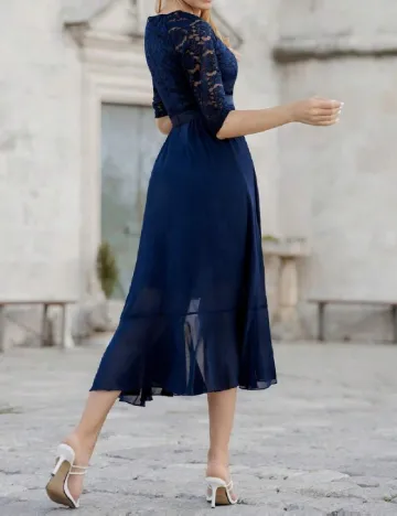 Rochie medie Miusol, bleumarin