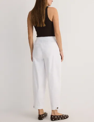 Pantaloni Reserved, alb