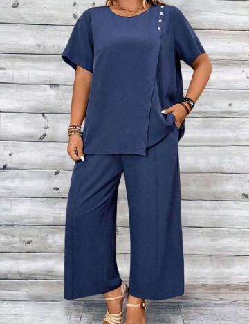 Compleu SHEIN CURVE, bleumarin
