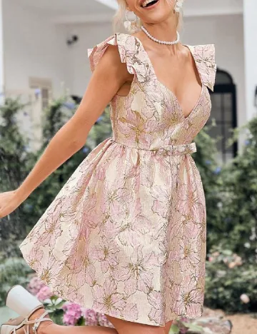 Rochie scurta SHEIN, roz