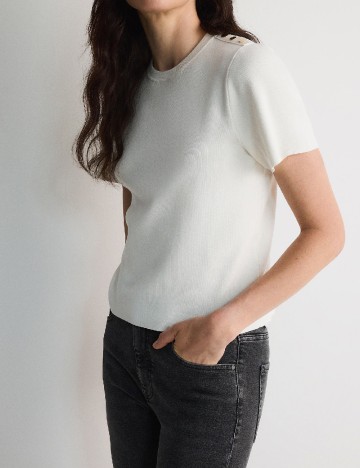 Bluza Reserved, ecru
