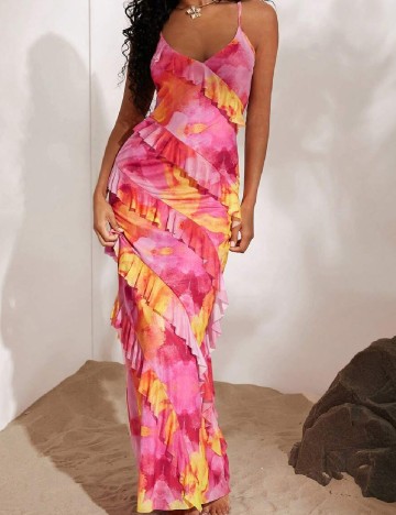 Rochie lunga SHEIN, roz