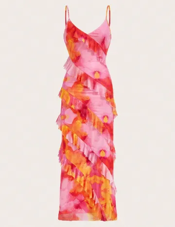 Rochie lunga SHEIN, roz