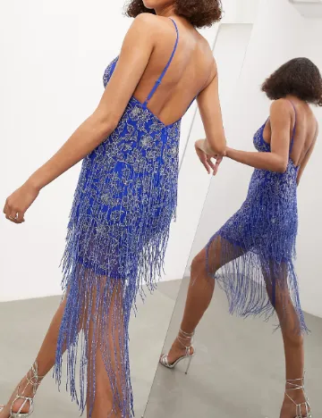 Rochie scurta ASOS, albastru
