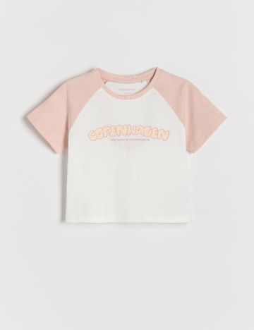 Tricou Reserved, alb