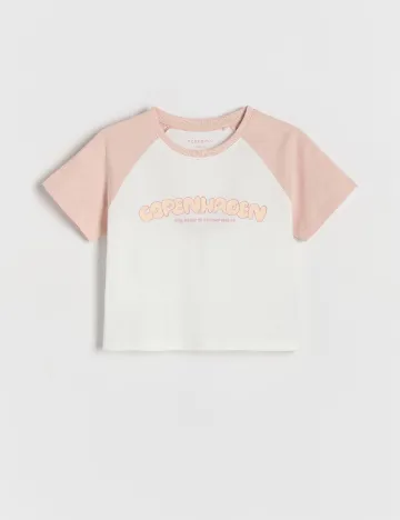 Tricou Reserved, alb