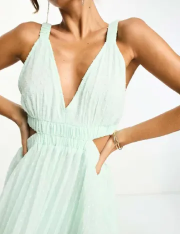 Rochie lunga ASOS, turcoaz