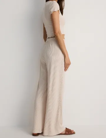Pantaloni Reserved, crem