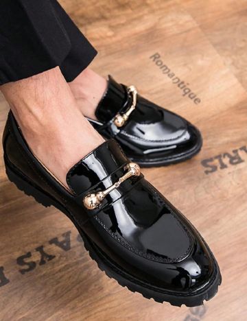 Mocasini SHEIN, negru