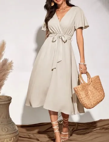 Rochie medie SHEIN, bej