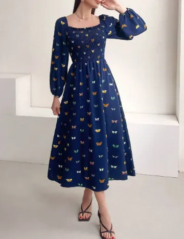Rochie medie SHEIN, albastru