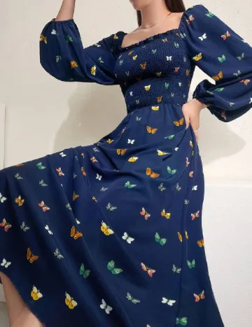 Rochie medie SHEIN, albastru