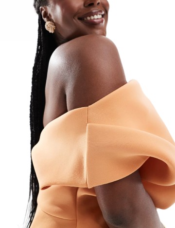 Rochie lunga ASOS Curve, portocaliu
