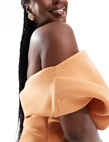 Rochie lunga ASOS Curve, portocaliu