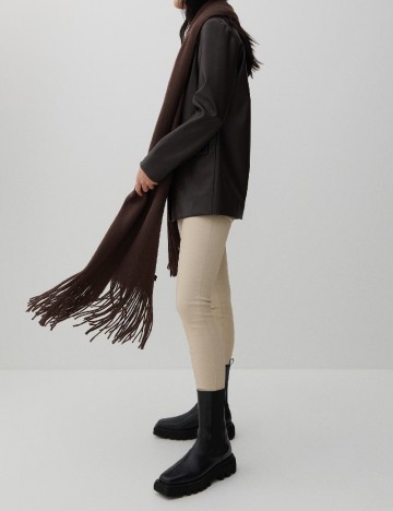 Pantaloni Reserved, bej
