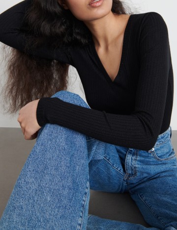 Bluza Reserved, negru