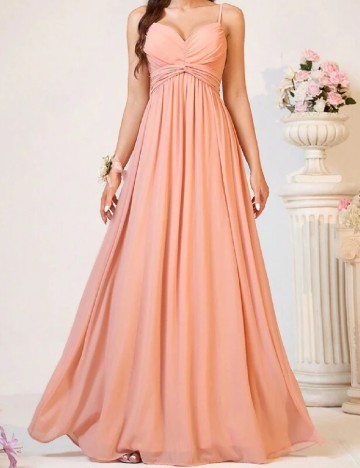 Rochie lunga SHEIN, somon