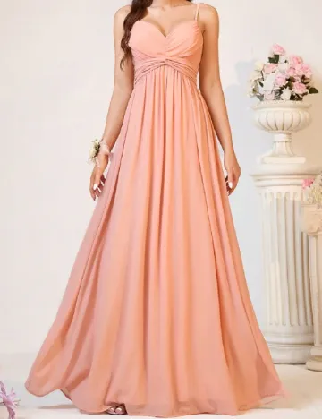 Rochie lunga SHEIN, somon