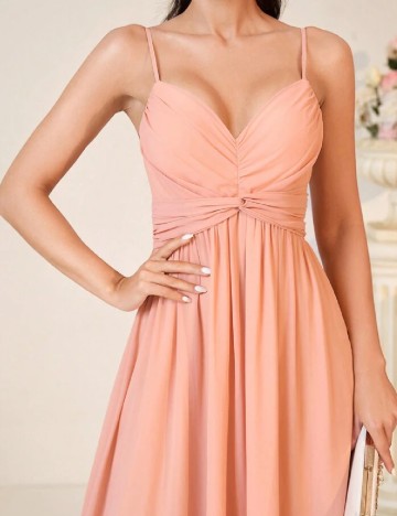 Rochie lunga SHEIN, somon