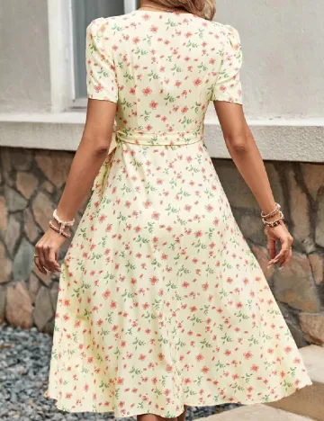 Rochie medie SHEIN, galben