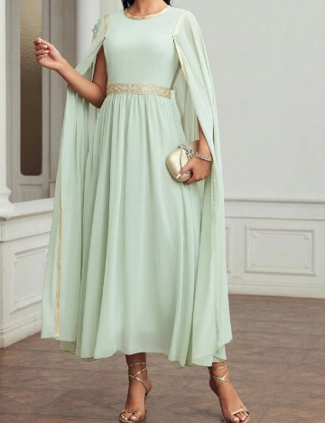 Rochie lunga MOTF, verde