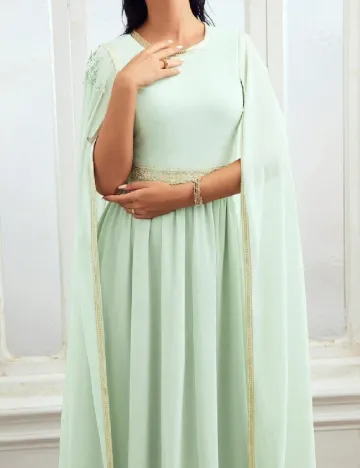Rochie lunga MOTF, verde