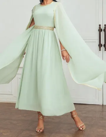 Rochie lunga MOTF, verde