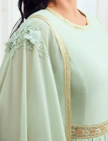 Rochie lunga MOTF, verde