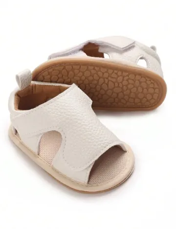 Sandale Shein Kids, alb