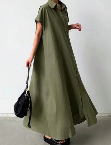 Rochie lunga SHEIN, verde