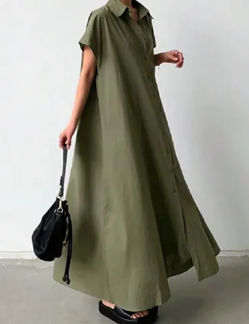 Rochie lunga SHEIN, verde