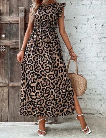 Rochie lunga SHEIN, animal print